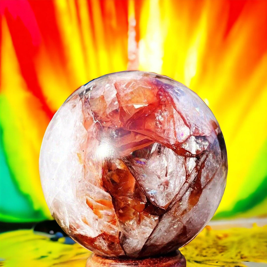 Hematoid Fire Quartz: Grounding Energy & Transformation