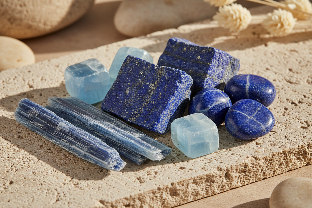 Blue Crystals: Meaning, Properties & Throat Chakra Healing