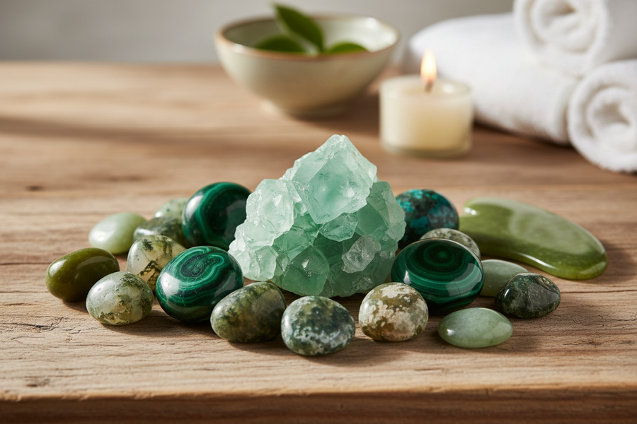 Green Crystals: Meaning, Properties & Heart Chakra Energy