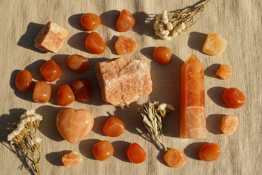 Orange Crystals: Meaning, Properties & Energy Guide