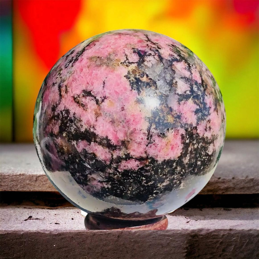 Rhodonite Crystal: Forgiveness, Compassion & Heart Healing
