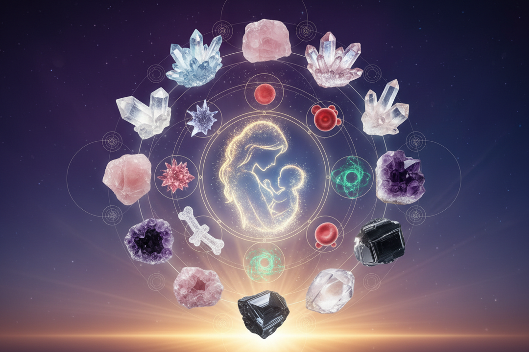 We are made from crystals: Salt, Sugar, and Essential Minerals