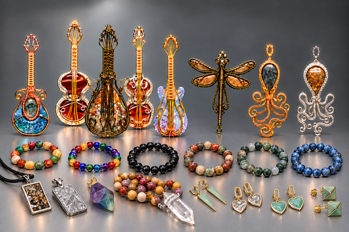 Crystal Jewelry: Wearable Energy & Natural Gemstone Designs