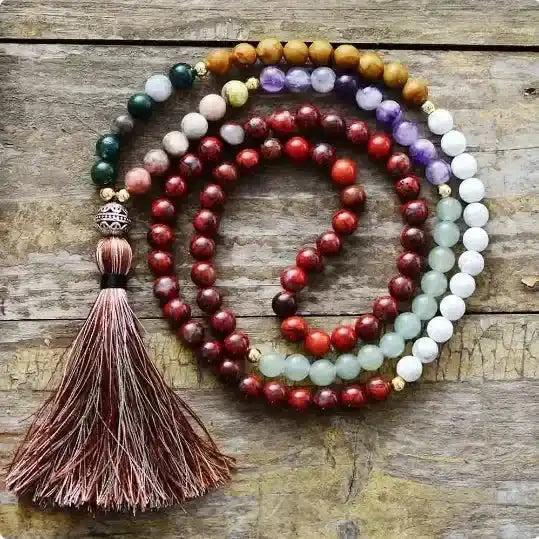 108 Beads Healing Crystal Malas & Bracelets