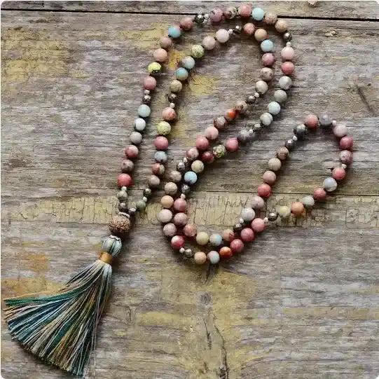 108 Beads Healing Crystal Malas & Bracelets