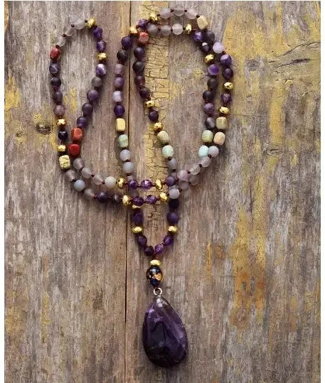 108 Beads Healing Crystal Malas & Bracelets-Necklaces-Ali-SKN2005011-Crystal Destiny