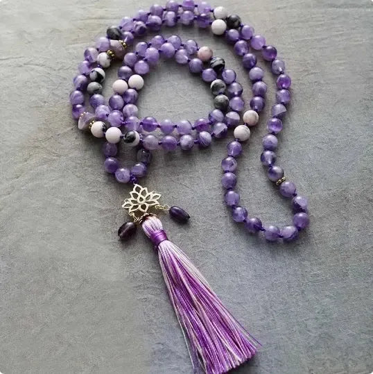 108 Beads Healing Crystal Malas & Bracelets-Necklaces-Ali-SKN2304056-Crystal Destiny