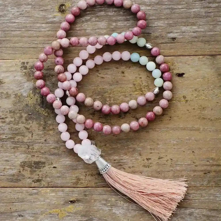108 Beads Healing Crystal Malas & Bracelets