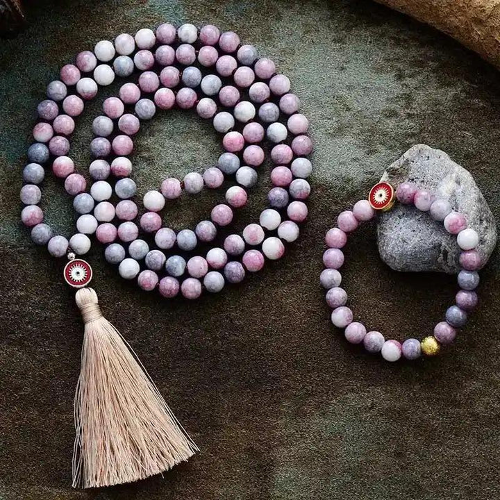 108 Beads Healing Crystal Malas & Bracelets