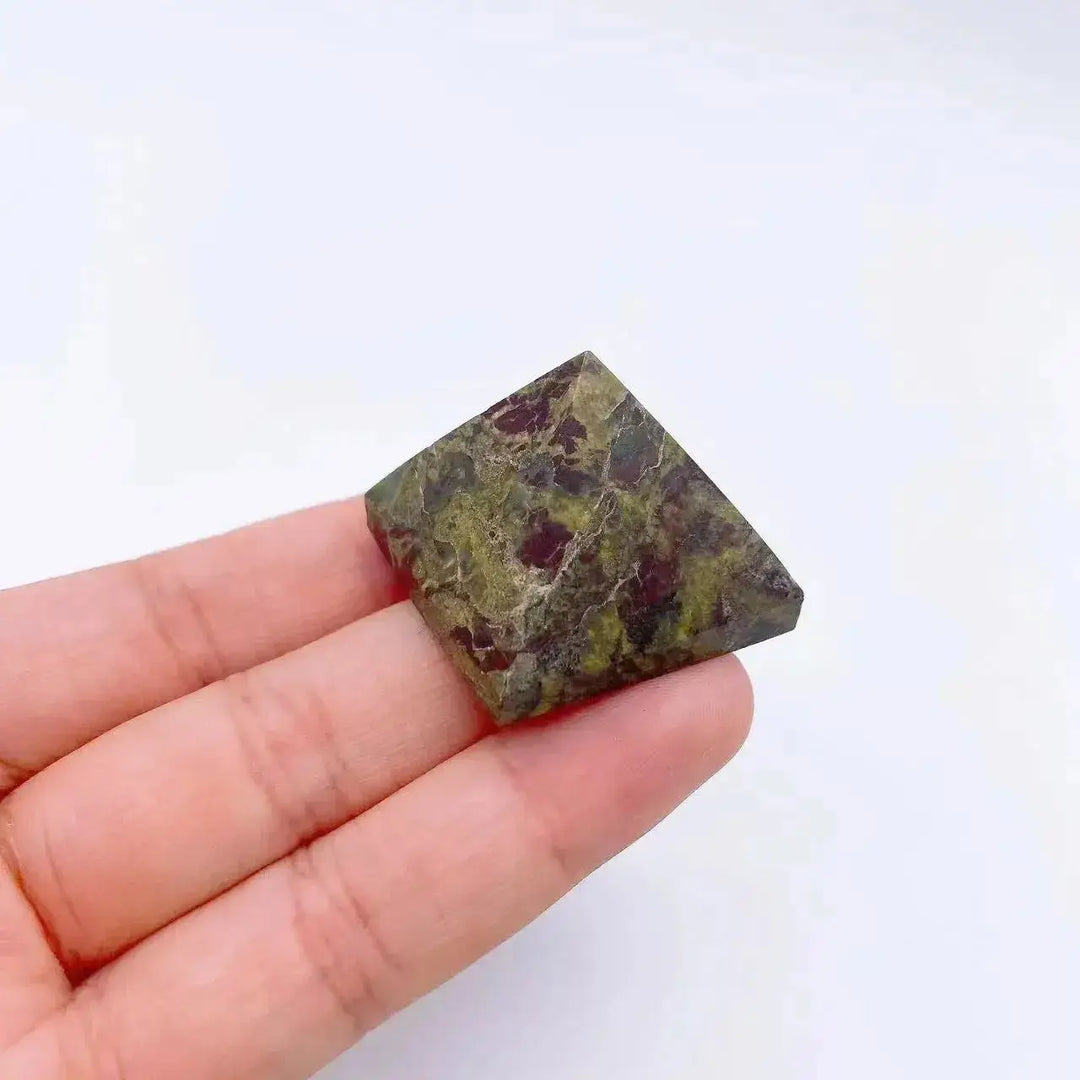 30mm Mini Natural Stone Pyramids-Pyramids-Ali-Dragon Blood Jasper-30mm-Crystal Destiny