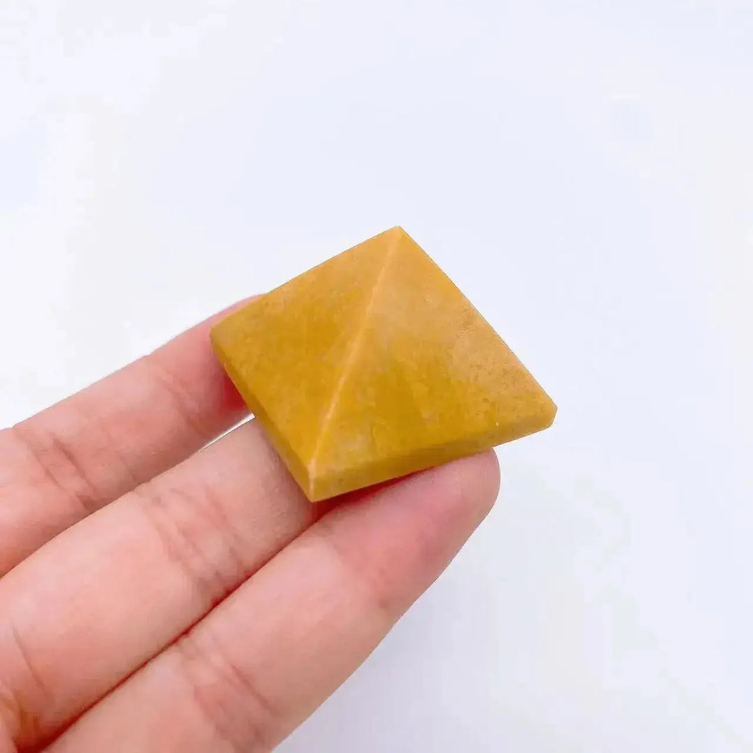 30mm Mini Natural Stone Pyramids-Pyramids-Ali-Orange Aventurine-30mm-Crystal Destiny