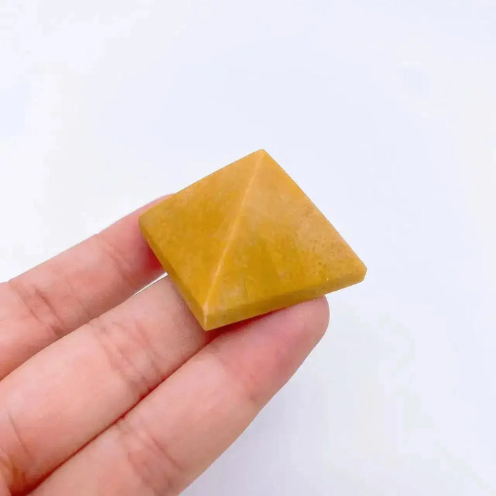 30mm Mini Natural Stone Pyramids-Pyramids-Ali-Orange Aventurine-30mm-Crystal Destiny