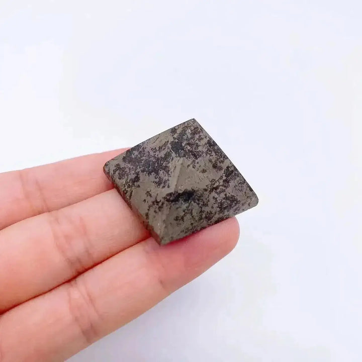 30mm Mini Natural Stone Pyramids-Pyramids-Ali-Pyrite-30mm-Crystal Destiny