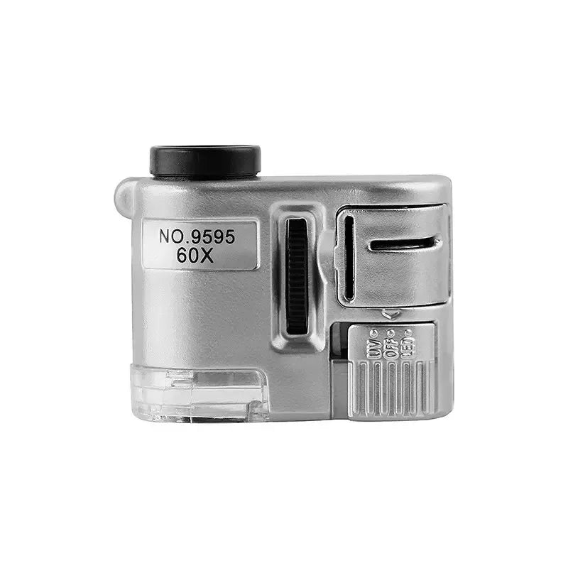 60X Jeweler's Loupe with LED and 365nm UV Light