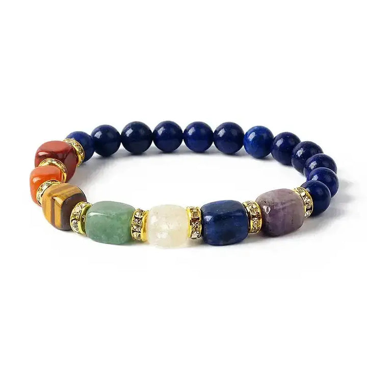 7 Chakra Beaded Bracelet-Bracelets-Ali-12-21cm-8.27inch-Crystal Destiny