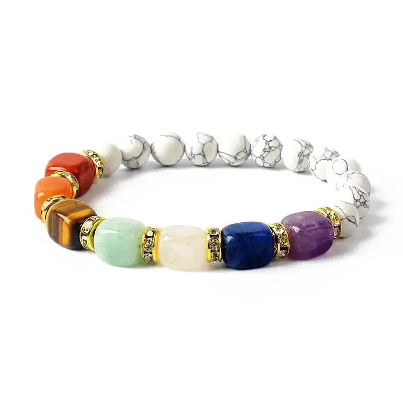 7 Chakra Beaded Bracelet-Bracelets-Ali-14-21cm-8.27inch-Crystal Destiny