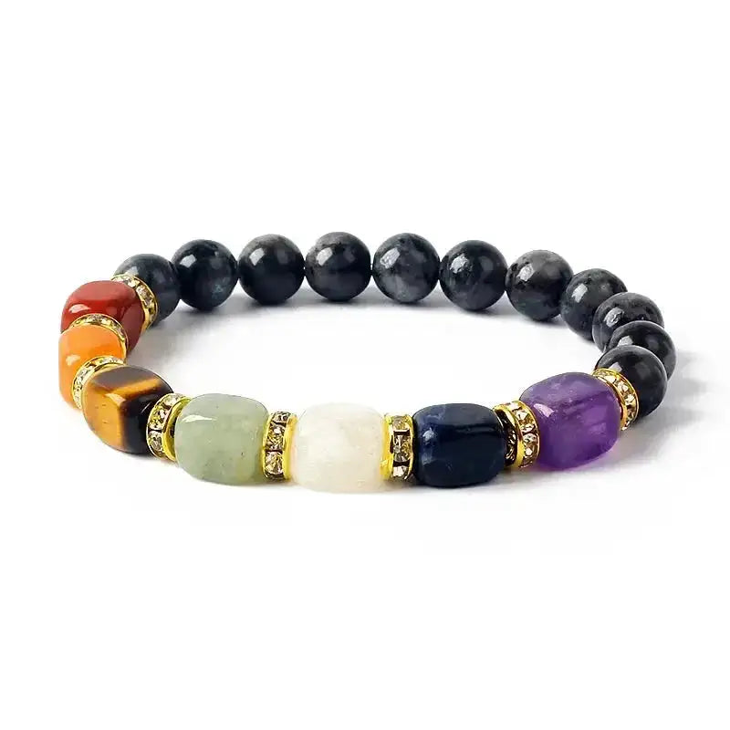 7 Chakra Beaded Bracelet-Bracelets-Ali-19-21cm-8.27inch-Crystal Destiny