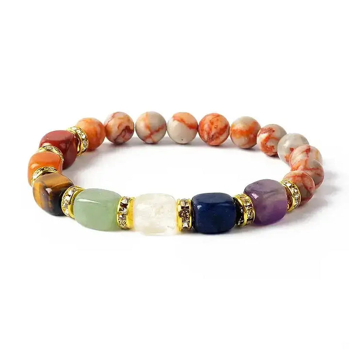 7 Chakra Beaded Bracelet-Bracelets-Ali-23-21cm-8.27inch-Crystal Destiny