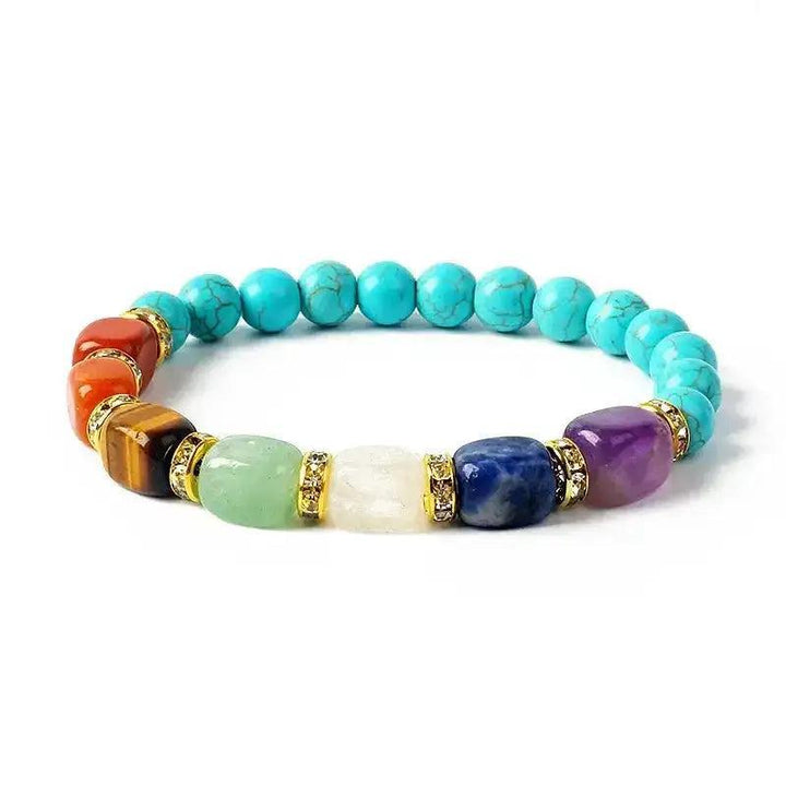 7 Chakra Beaded Bracelet Energy Balance