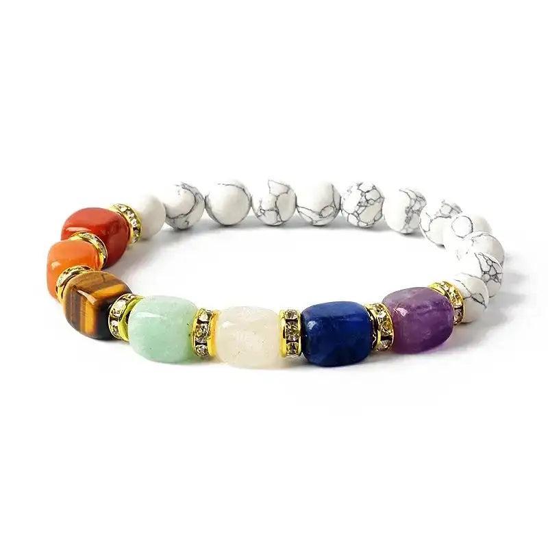 7 Chakra Beaded Bracelet Energy Balance