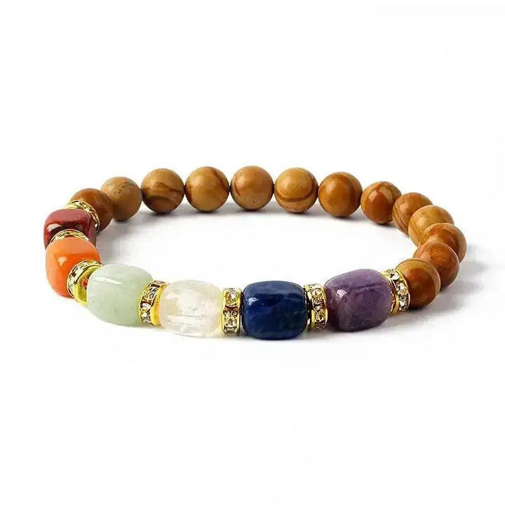 7 Chakra Beaded Bracelet Energy Balance