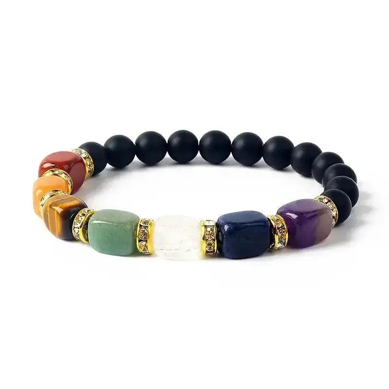 7 Chakra Beaded Bracelet Energy Balance