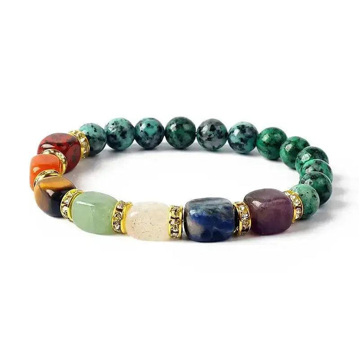 7 Chakra Beaded Bracelet Energy Balance