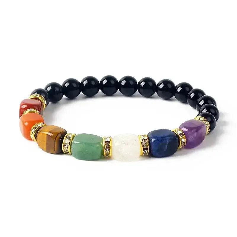 7 Chakra Beaded Bracelet Energy Balance