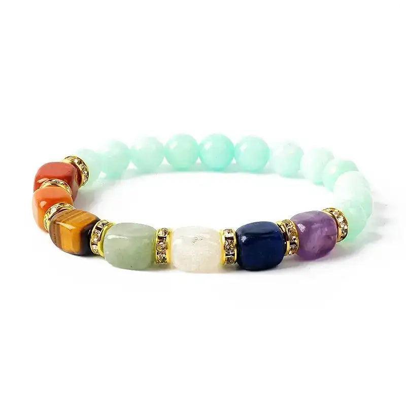 7 Chakra Beaded Bracelet Energy Balance