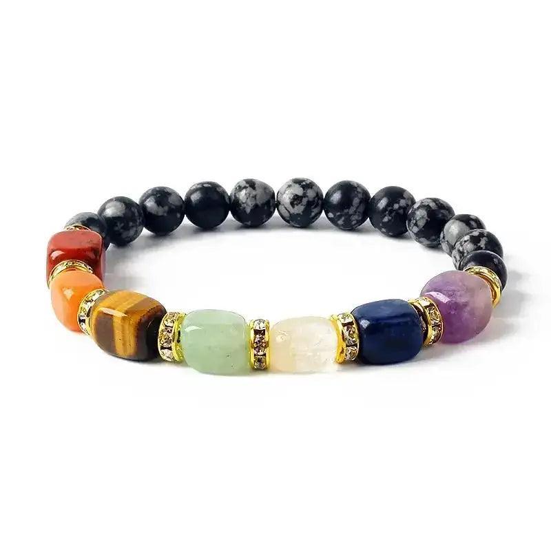 7 Chakra Beaded Bracelet Energy Balance