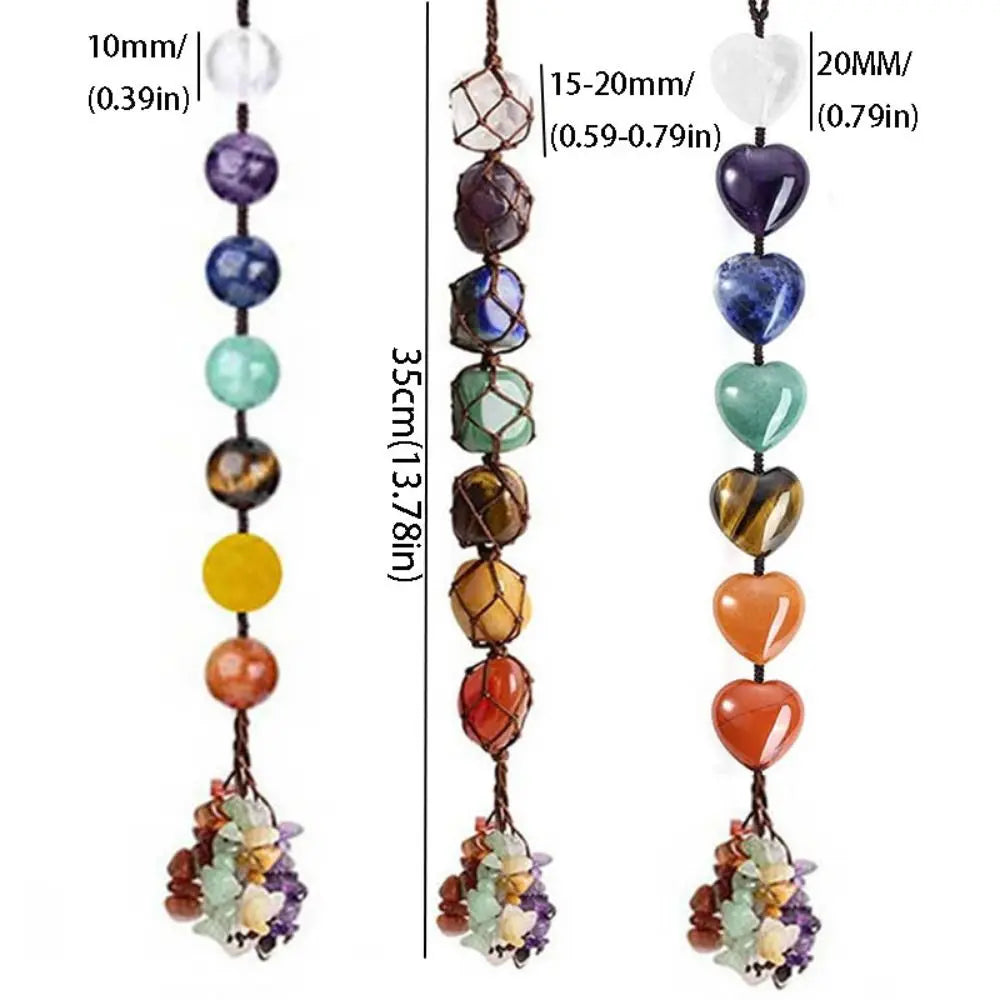 7 Chakra Crystal Car Hanging Ornament