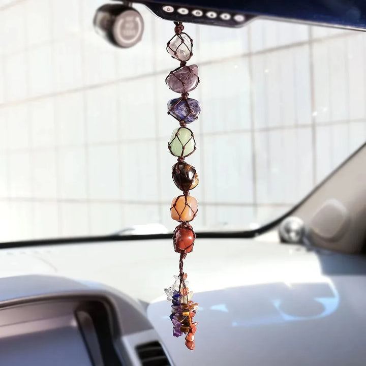 7 Chakra Crystal Car Hanging Ornament