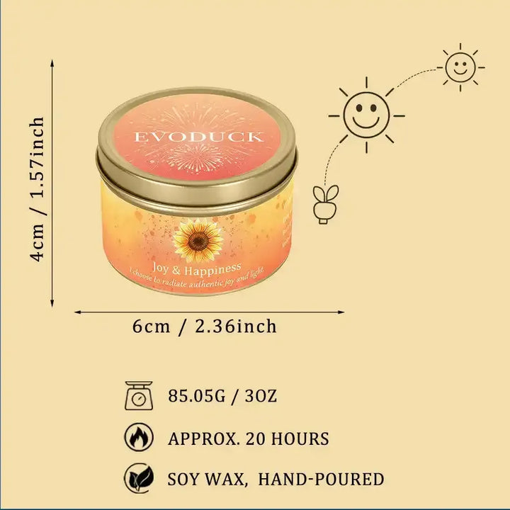Sweet Orange & Lemon Crystal Candle