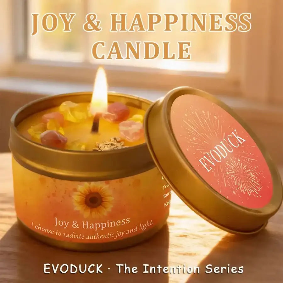Sweet Orange & Lemon Crystal Candle