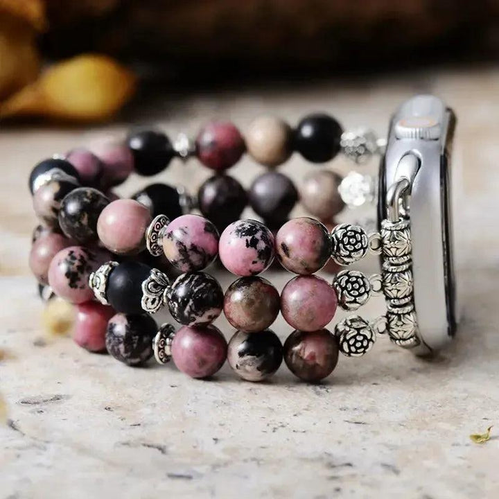 African Turquoise, Rhodonite Apple iWatch Band