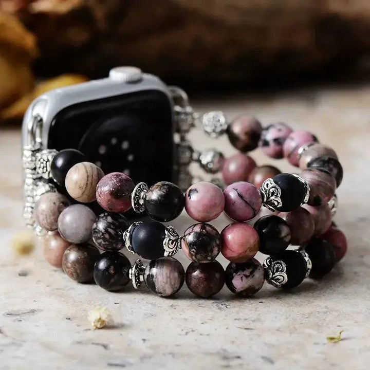 African Turquoise, Rhodonite Apple iWatch Band