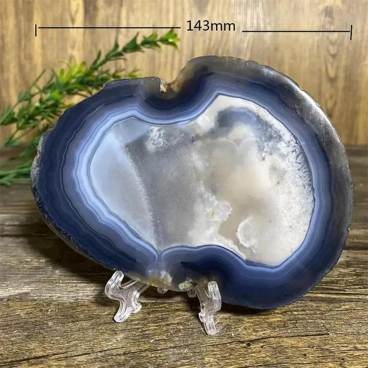 Agate Slice with Stand