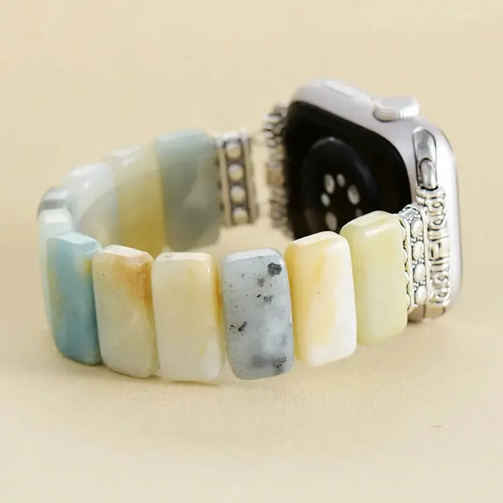Amazonite Apple iWatch Band 38mm 41mm 42mm 44mm 45mm-Bands-Ali-Amazonite-Large-Apple 38-41MM Plate-Crystal Destiny