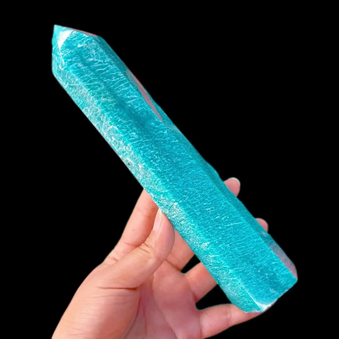 Amazonite Crystal XXL Obelisk Towers-Towers-Ali-Amazonite-120-130mm-Crystal Destiny