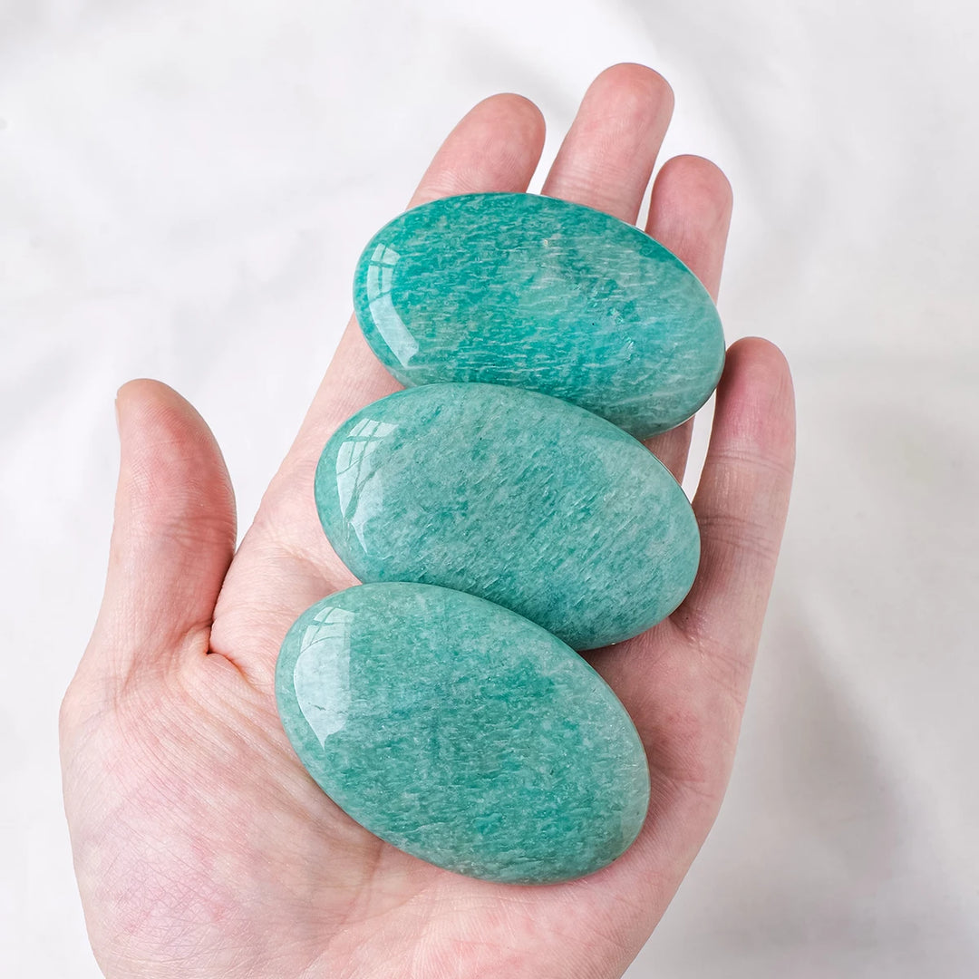 Amazonite Palm Stone