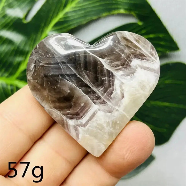 Amethyst Agate Crystal Hearts-Hearts-Ali-Weight 57g-Agate Amethyst-Crystal Destiny