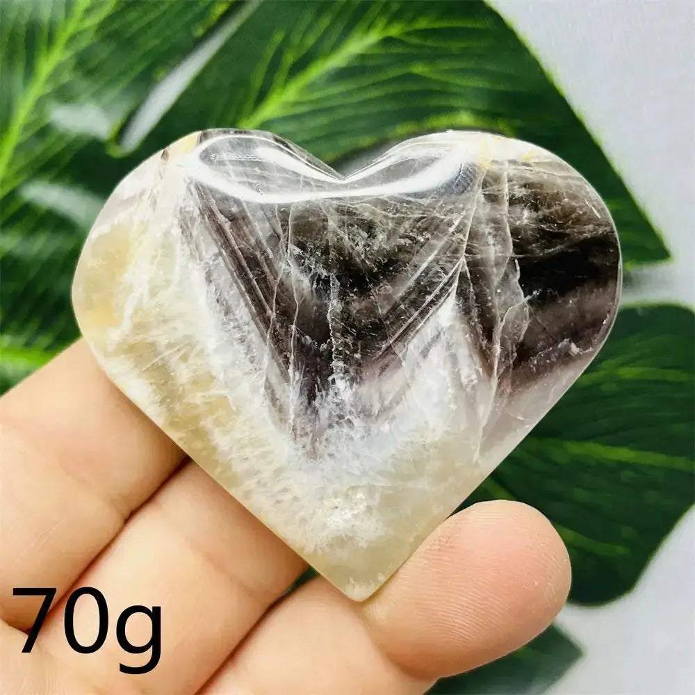 Amethyst Agate Crystal Hearts-Hearts-Ali-Weight 70g-Agate Amethyst-Crystal Destiny