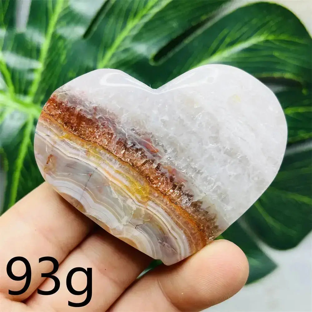 Amethyst Agate Crystal Hearts-Hearts-Ali-Weight 93g-Agate Amethyst-Crystal Destiny