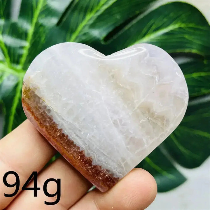 Amethyst Agate Crystal Hearts-Hearts-Ali-Weight 94g-Agate Amethyst-Crystal Destiny