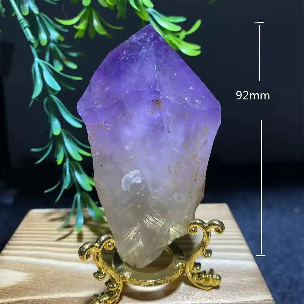 Amethyst Crystal Point with Display Stand