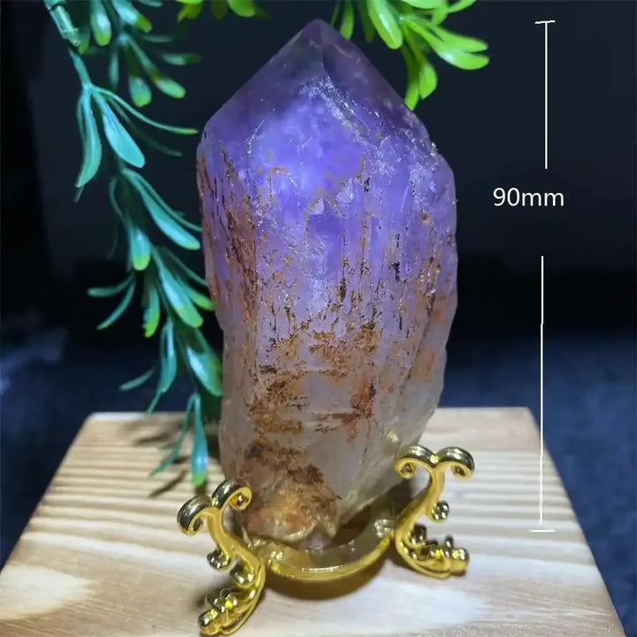 Amethyst Crystal Point with Display Stand