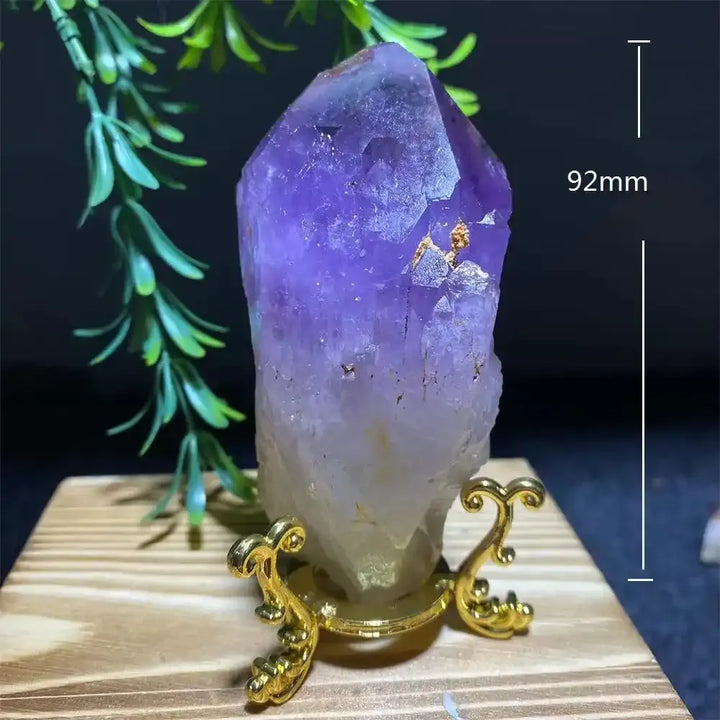 Amethyst Crystal Point with Display Stand