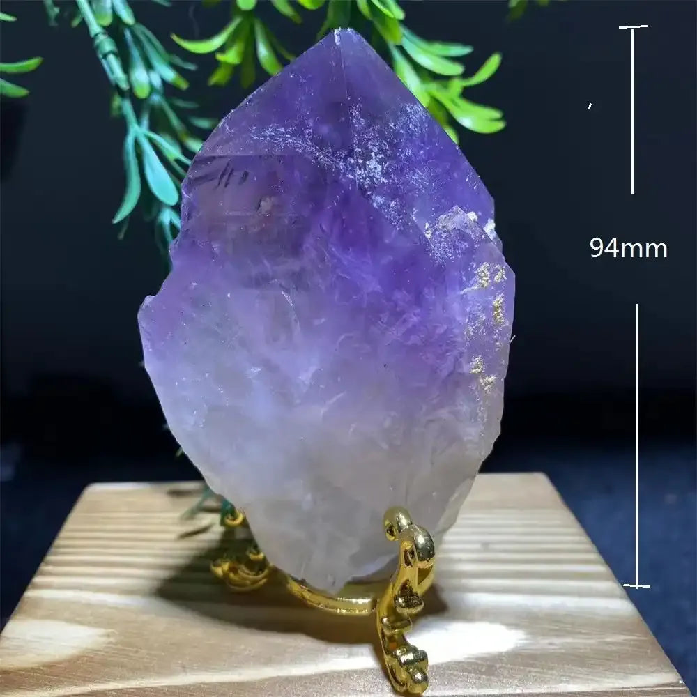 Amethyst Crystal Point with Display Stand