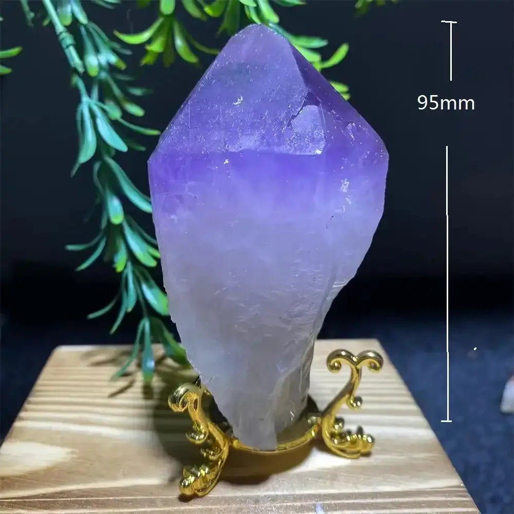 Amethyst Crystal Point with Display Stand