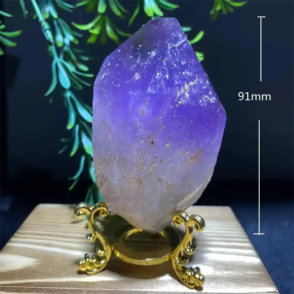 Amethyst Crystal Point with Display Stand